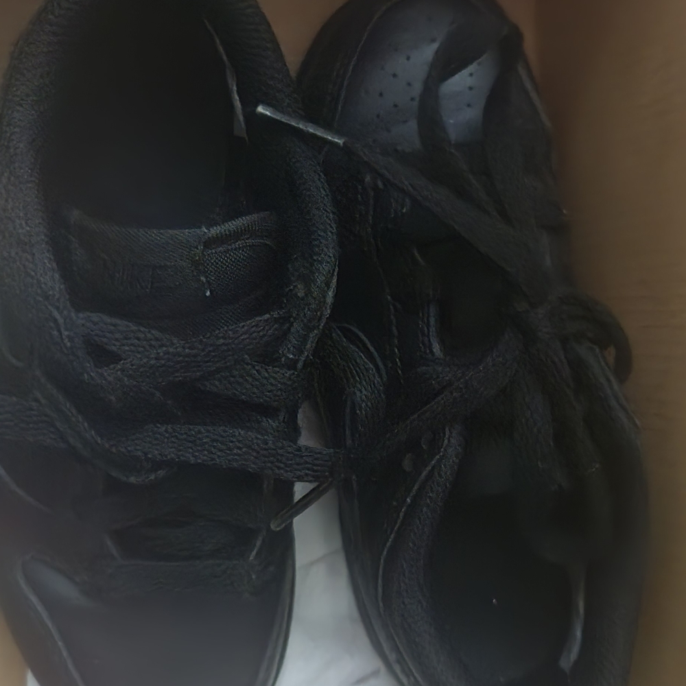 Black Nike Air Force 1's